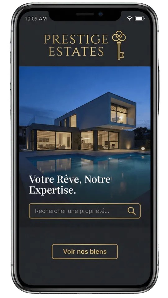 Prestige Estates — Site immobilier